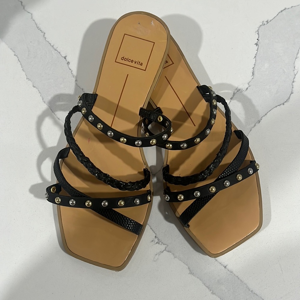 Dolce Vita Jessa Strappy Sandal with Studs - Size 7